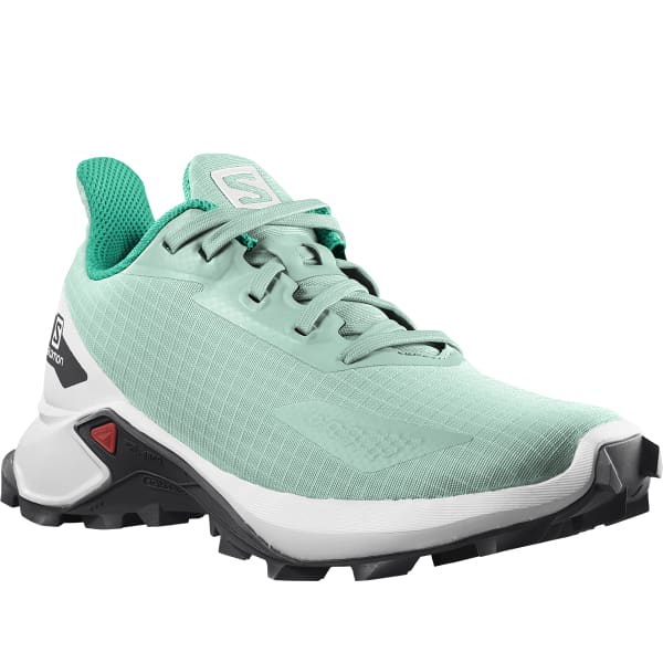 SALOMON ALPHACROSS BLAST J YUCCA WHITE BLACK Trail running shoes