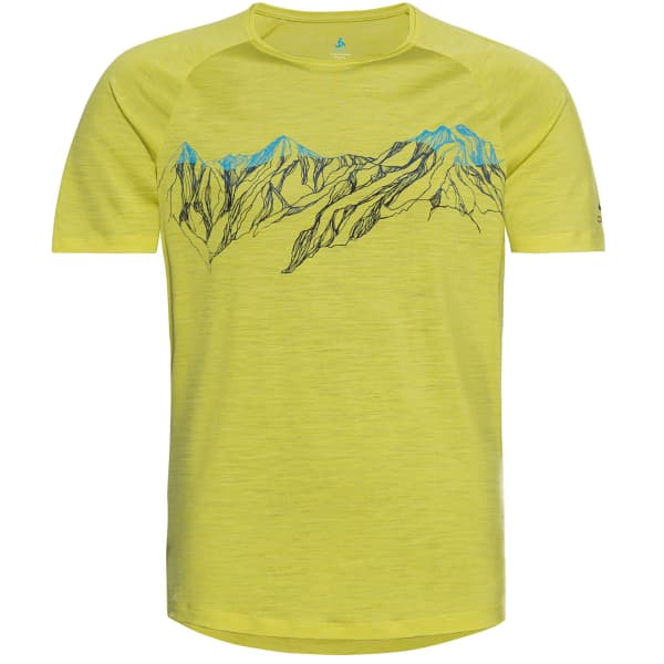 Summit camiseta de cuello redondo de lana merino para hombre