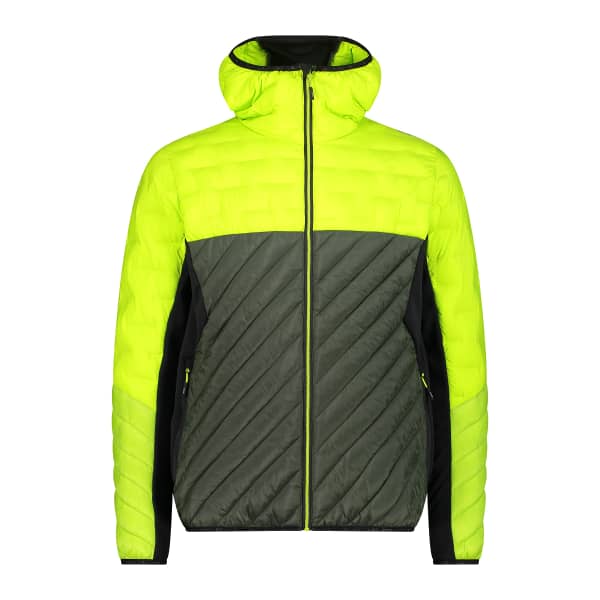 CMP-MAN JACKET HYBRID FIX HOOD ACIDO - Piumino sci