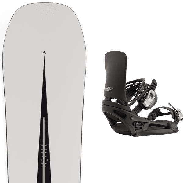 BURTON CUSTOM FLYING V GRAPHIC + Fix - Pack snowboard