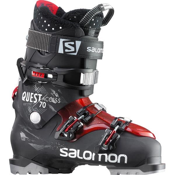 SALOMON QUEST ACCESS 70 BLK RED TRS 15 Alpine ski boots