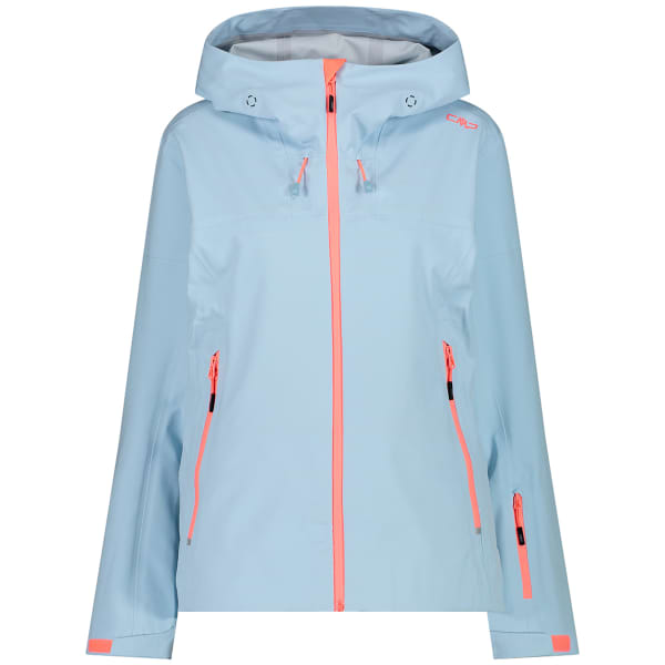 CMP-W JKT FIX HOOD jacket CRISTALL - Ski BLUE