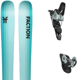 BU Ski Alpin FACTION FACTION DANCER 2X + SALOMON WARDEN MNC 11 L100 LIGHT GREEN - Ekosport