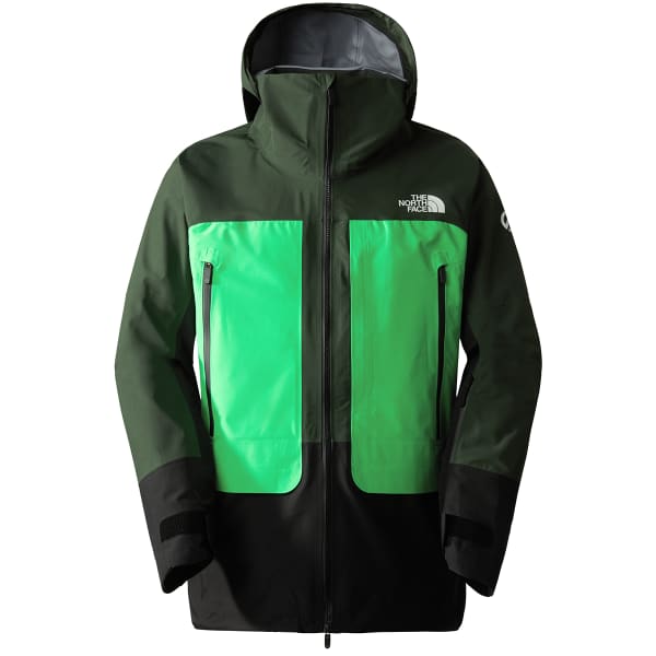 North face ski jacket green best sale