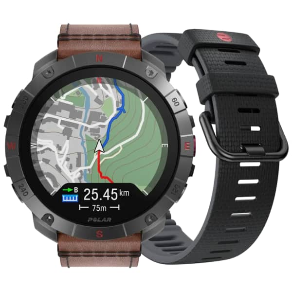 POLAR GRIT X2 PRO TITAN LTHR M L TITAN Cardio GPS watch