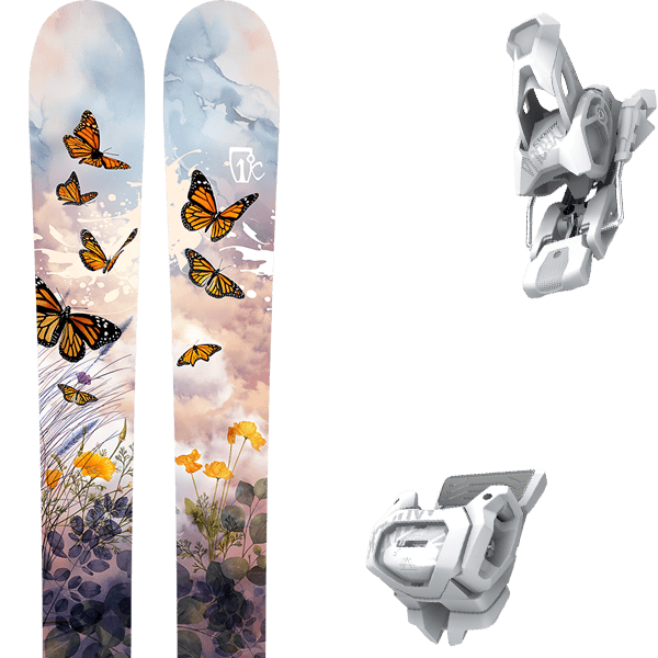 ICELANTIC-MAIDEN 111 + Fix - Alpine ski set