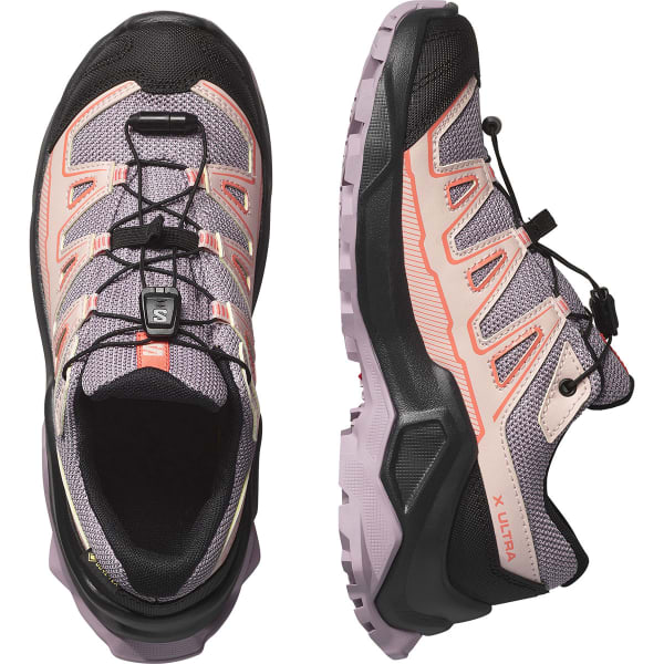 SALOMON X ULTRA GORE-TEX J NIRVANA/BLACK/FUCO - Zapatilla caña