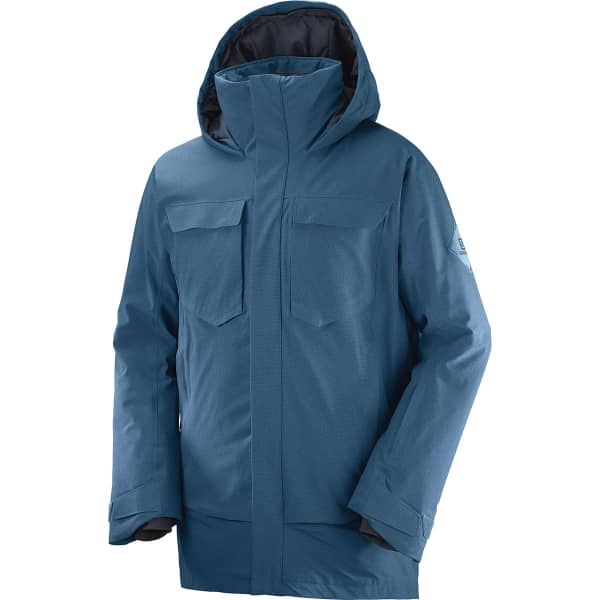 SALOMON STANCE CARGO JACKET M MALLARD BL/HEATHER - Ski jacket