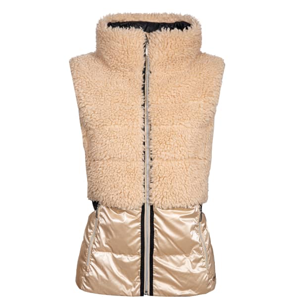 Gold down vest new arrivals