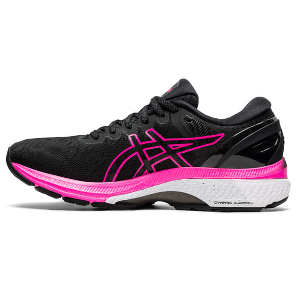 ASICS-GEL-KAYANO 27 BLACK/PINK GLO Running shoe