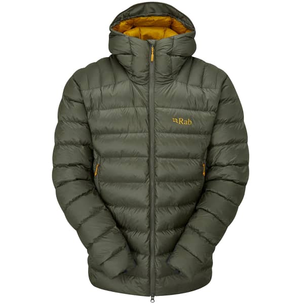 RAB ELECTRON PRO JACKET LIGHT KHAKI - Mountaineering down jacket