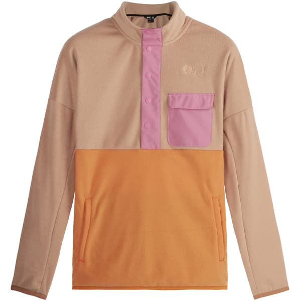 PICTURE ARCCA 1 4 FLEECE LATTE Ski touring ski fleece sweatshirt