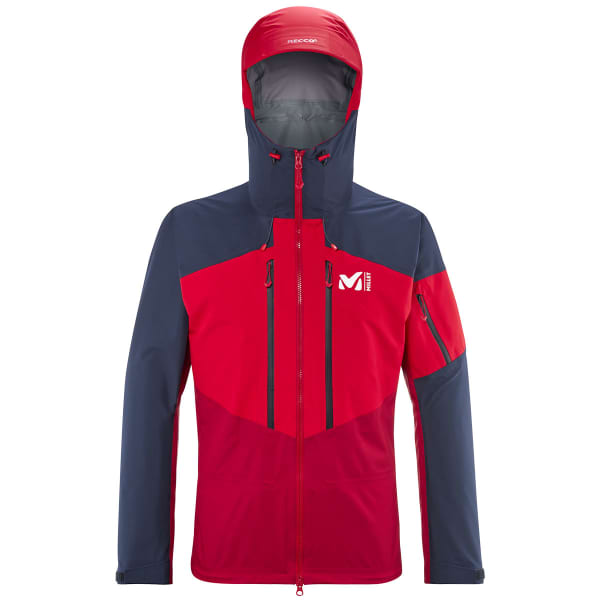 MILLET M WHITE 3L JKT M DEEP RED SAPHIR Veste ski de randonnee