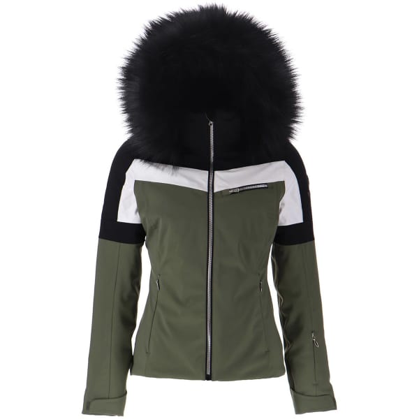 manteau ski femme kaki