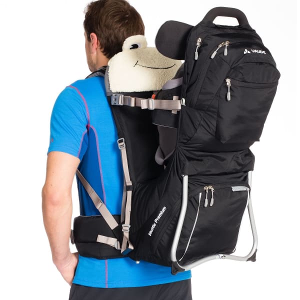 VAUDE SHUTTLE PREMIUM BLACK Porte bebe randonnee