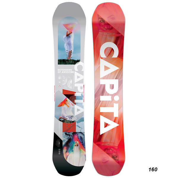 CAPITA-DEFENDERS OF AWESOME WHITE/BLACK/RED - Snowboard