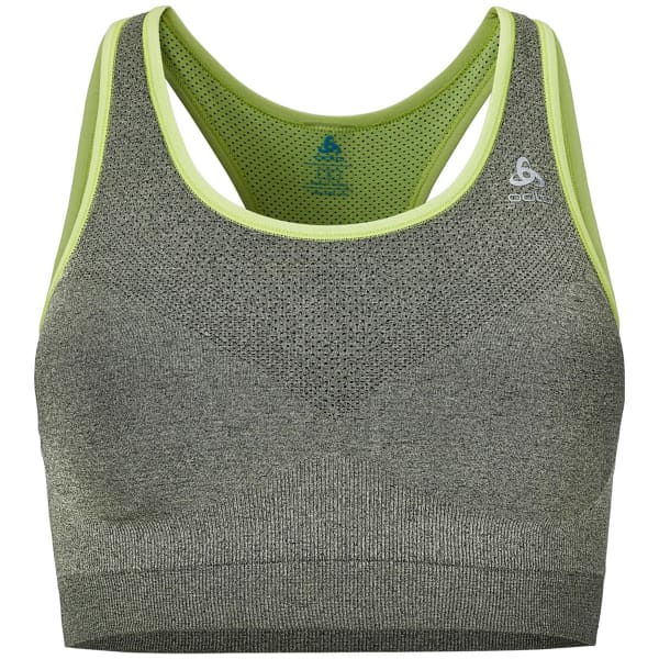 ODLO-SEAMLESS MEDIUM CERAMICOOL SHARP GREEN MELANGE - Brassière trail