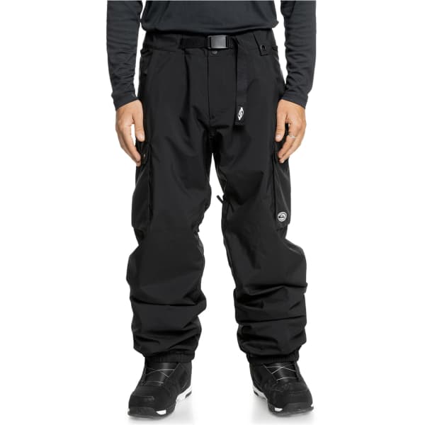 QUIKSILVER SNOW DOWN CARGO PT TRUE BLACK 25