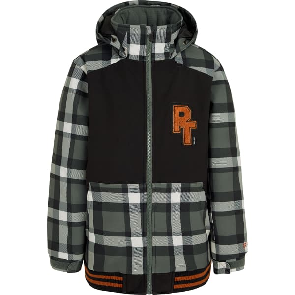 Plaid snow sale jacket