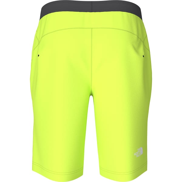 North face yellow shorts sales