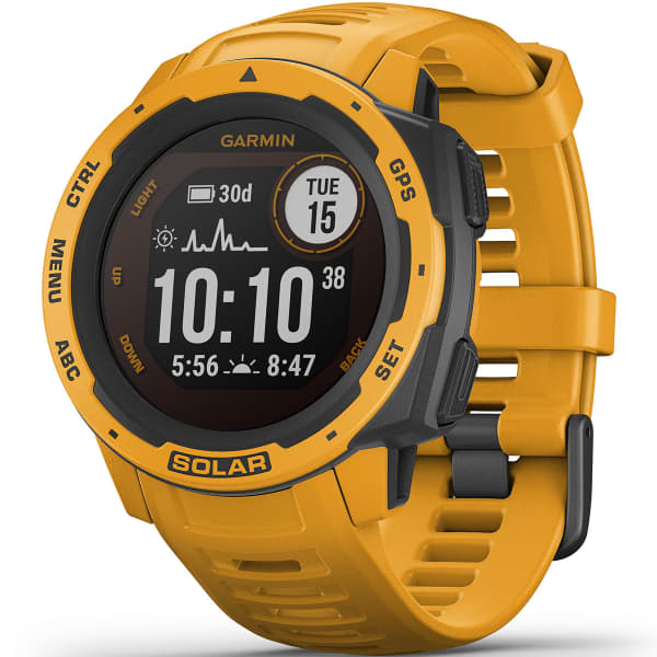 GARMIN INSTINCT SOLAR Unicolore SFS195 Cardio et GPS