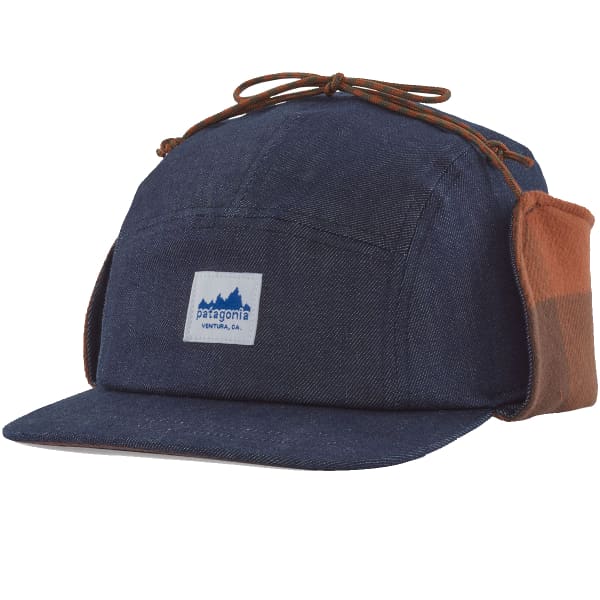 5 panel hat with ear flaps top