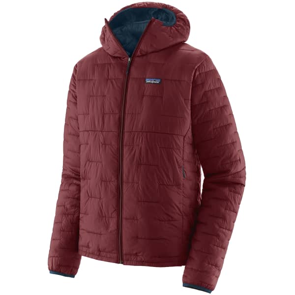 PATAGONIA-M'S MICRO PUFF HOODY SEQUOIA RED - Hiking down jacket