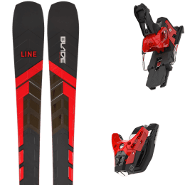 Pack ski LINE LINE BLADE + SALOMON STH2 MNC 16 RED - Ekosport