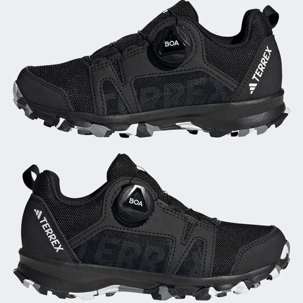 ADIDAS TERREX AGRAVIC BOA K CORE BLACK FTWR WHITE GREY THREE Trail running shoes
