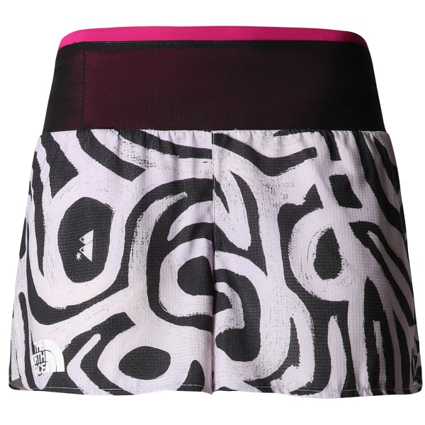 THE NORTH FACE W PRINTED FLIGHT STRIDELIGHT 4 SHORT LVNDRFGFRNDELVRCOLLBPRINT Running shorts