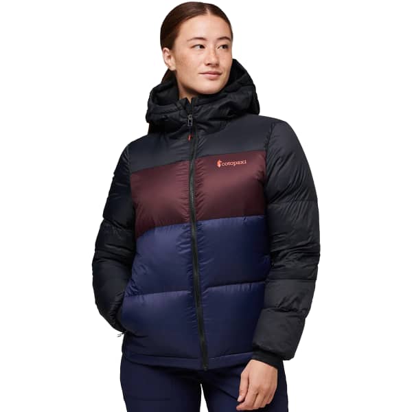 COTOPAXI SOLAZO HOODED DOWN JKT BLACK MARITIME - Doudoune ski