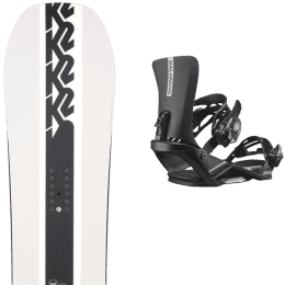 Snowboard K2 K2 GEOMETRIC + SALOMON RHYTHM BLACK - Ekosport