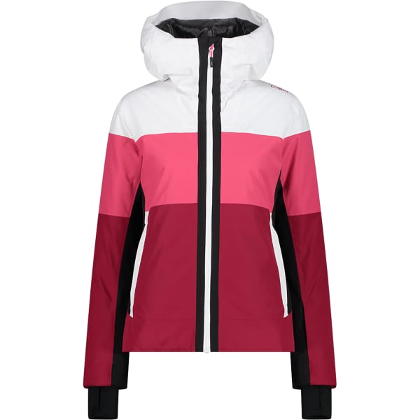 CMP-WOMAN TWILL SKI JACKET FIX HOOD ANEMONE - Skijacke