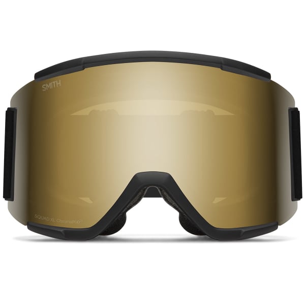 美品！ SMITH SQUAD BlackOut / BlackGoldミラー SMITH-SQUAD XL BLACK CHROMAPOP SUN BLACK GOLD MIRROR - Ski