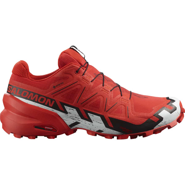 SALOMON SPEEDCROSS 6 GORE TEX FIERY RED BLACK WHITE Trail