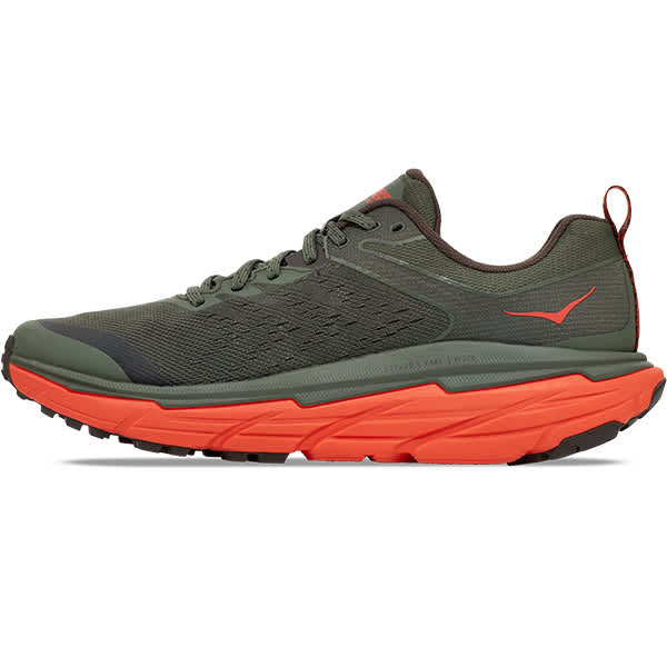 HOKA ONE ONE CHALLENGER ATR 6 THYME/FIESTA - Trail running shoes display picture 2