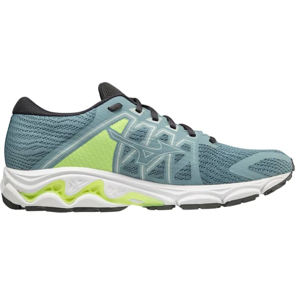 MIZUNO WAVE EQUATE 6 SMOKEBLUE EBONY NEOLIME Hardloopschoenen