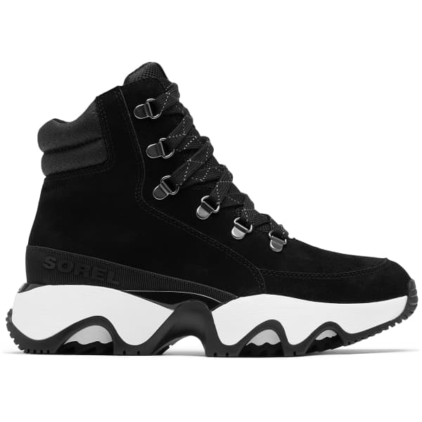 Sorel boots black outlet and white