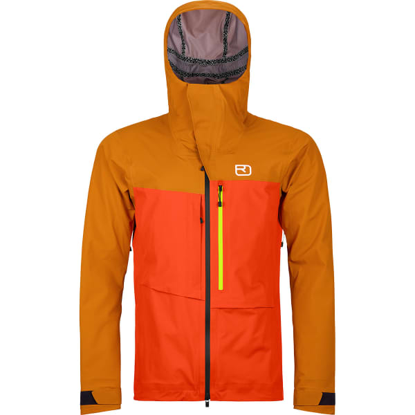 ORTOVOX-3L RAVINE SHELL JACKET M HOT ORANGE - Veste ski de randonnée