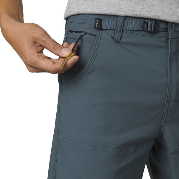 PRANA STRETCH ZION SHORT II GREY BLUE Climbing shorts