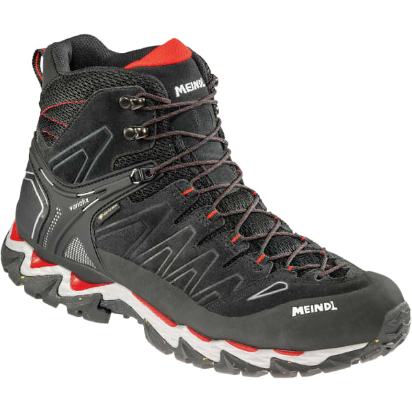 MEINDL LITE HIKE GORE TEX BLACK RED Mid rise hiking boot