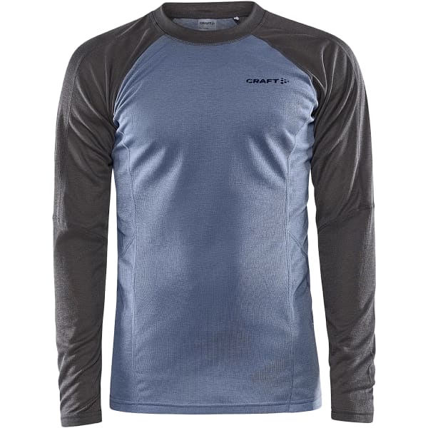 CRAFT CORE WARM BASELAYER LS TEE M GRANITE FLOW Maglia termica