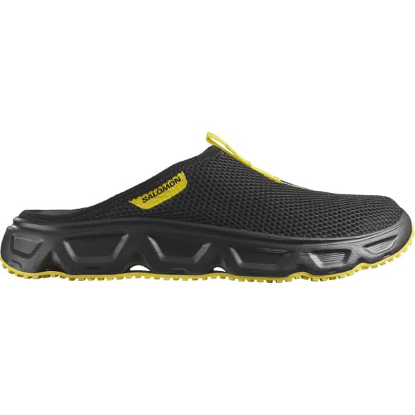 SALOMON-REELAX SLIDE 6.0 BLACK/BLACK/BUTTERCUP - Recovery sandals