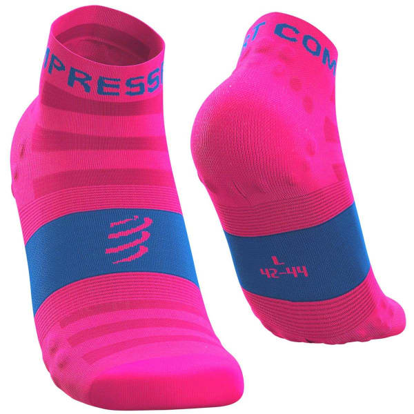 COMPRESSPORT PRO RACING SOCKS ULTRALIGHT RUN LOW FLUO PINK 21