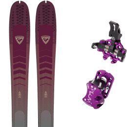 Pack ski ROSSIGNOL ROSSIGNOL ESCAPER W 87 NANO + PLUM GUIDE 7 VIOLET - Ekosport