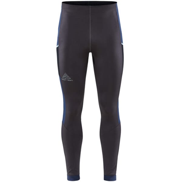 CRAFT-PRO TRAIL TIGHTS M SLATE/TIDE - Running tights