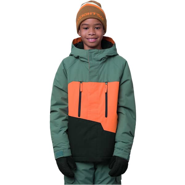 Pullover insulated jacket deals