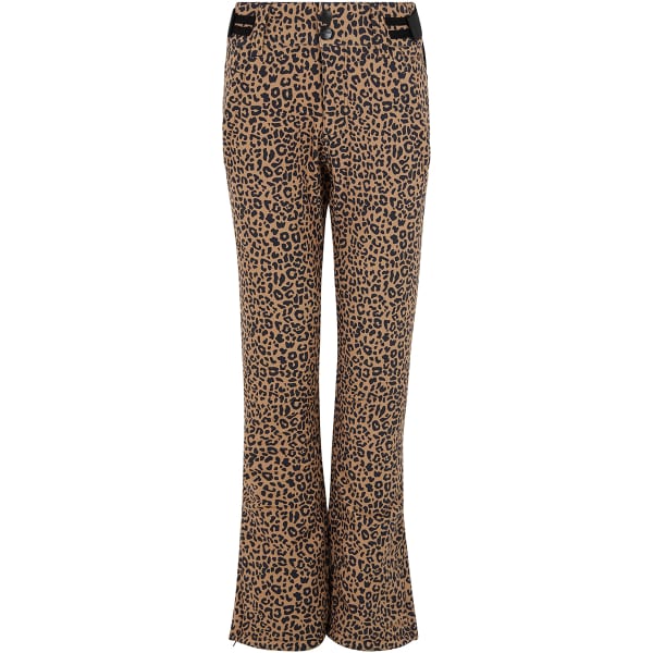 Womens leopard sales print ski pants