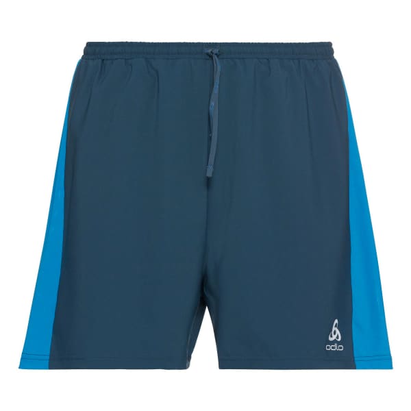 ODLO ESSENTIAL FIVE INCH 2 IN 1 SHORTS BLUE WING TEAL INDIGO BUNTING 22