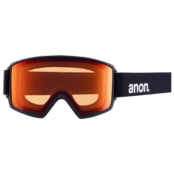 ANON M3 MFI W/SPR BLACK/PRCV SUN RED - Ski goggles